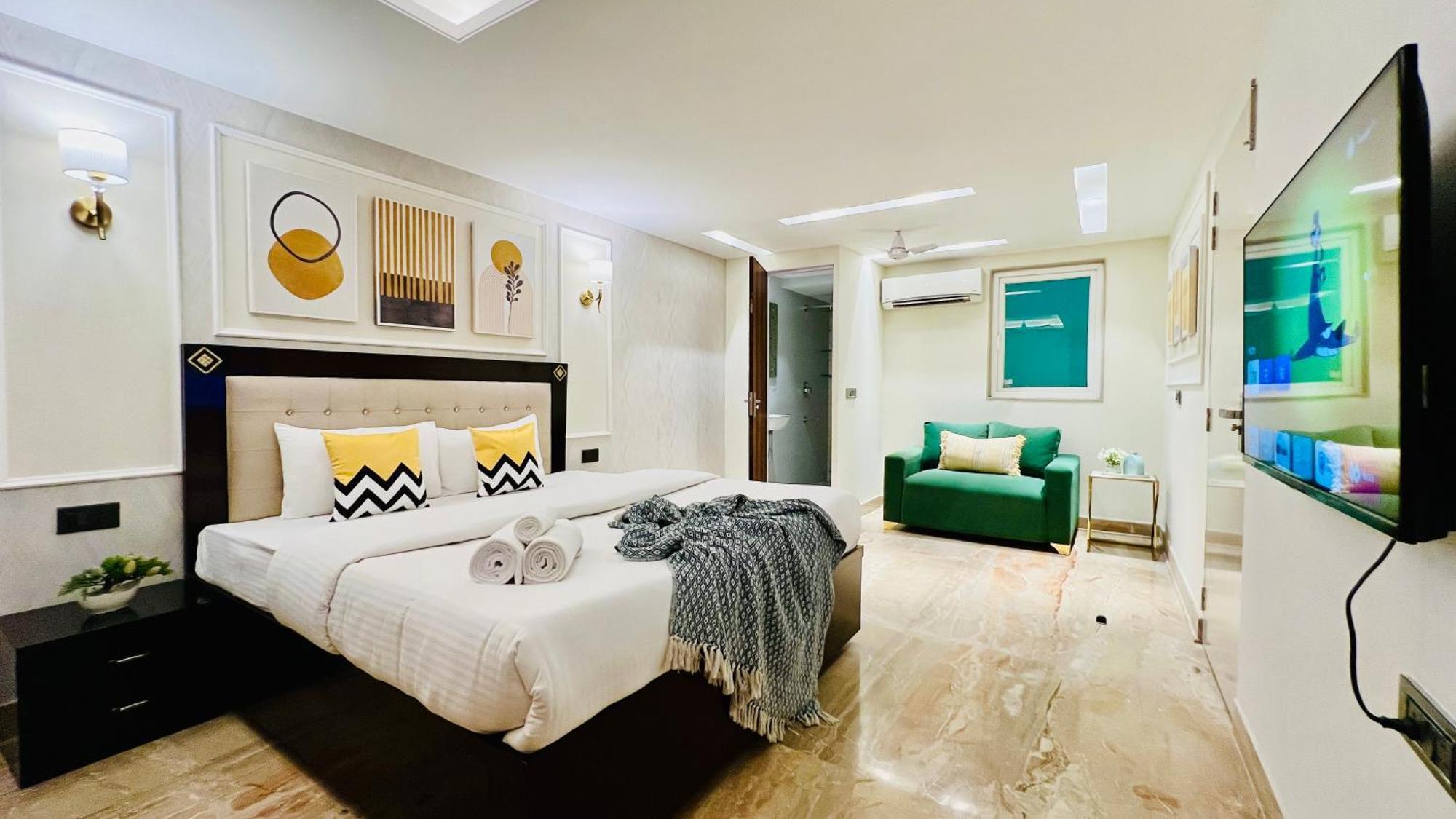 Zen Suites Gurgaon - Luxe Stays Collection 外观 照片